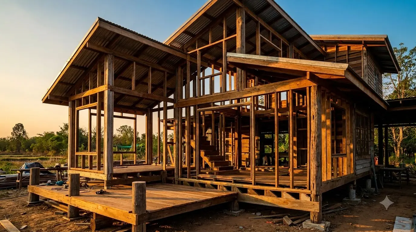 Ảnh đại diện Kiến trúc Khung gỗ Nâng cốt