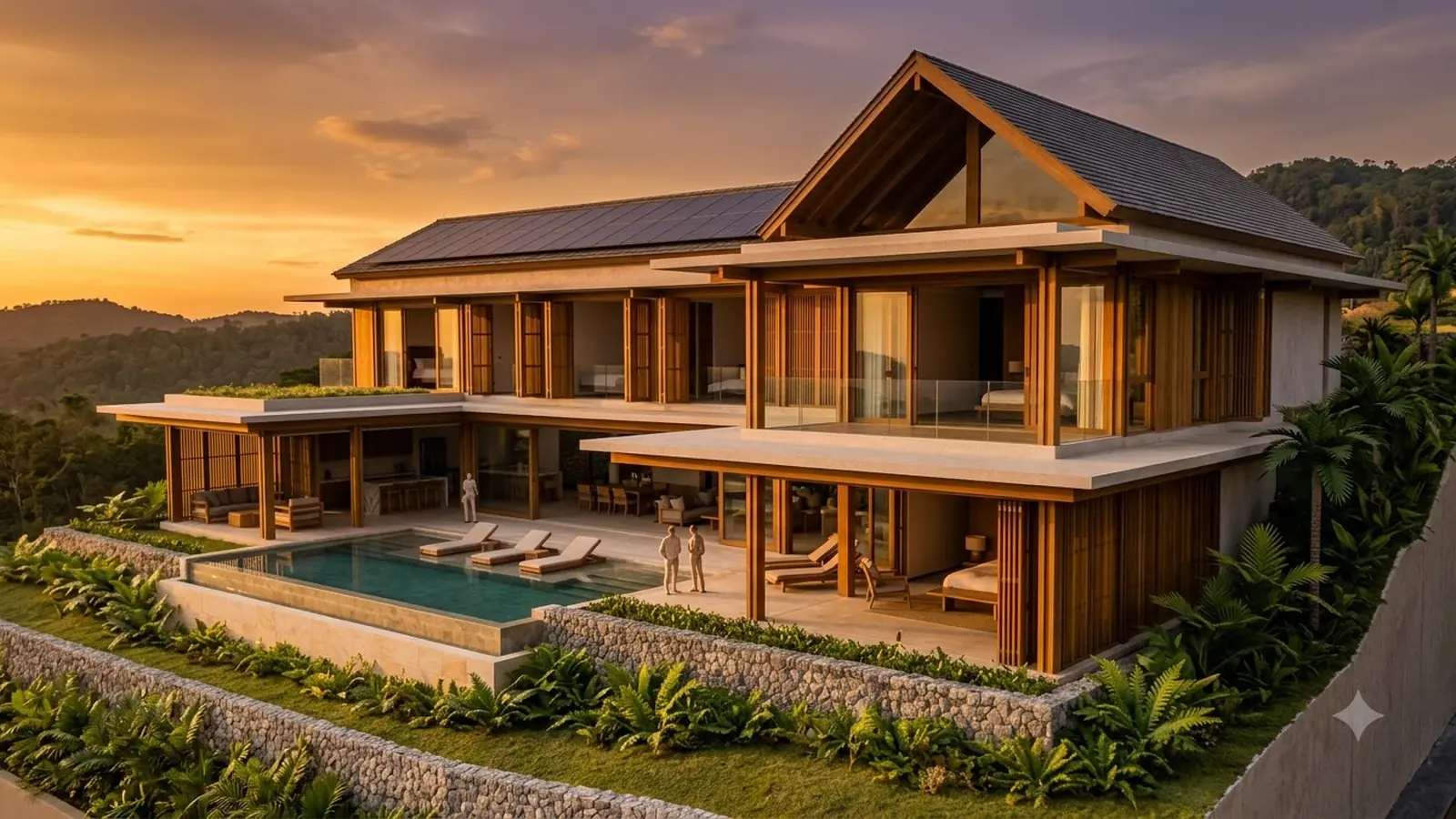 Ảnh đại diện Biệt thự nhiệt đới mái đua sâu