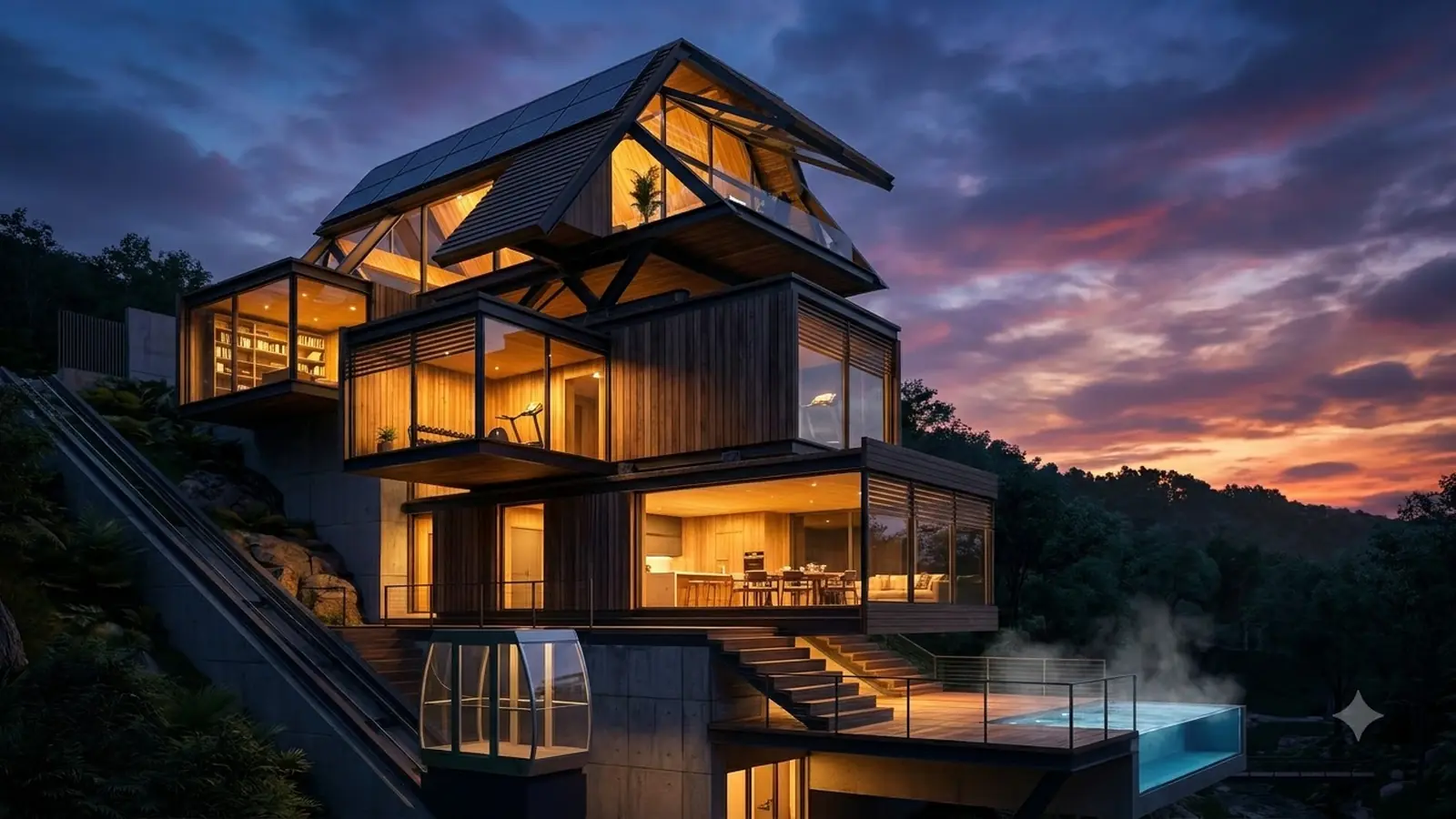 Ảnh đại diện Tổ hợp A-Frame biểu đạt kết cấu phân tầng